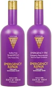 (911 Shampoo 1000ml+ Emergency Pack 1000ml) - Hayashi 911 Shampoo, 1000 Ml and 911 Emergency Pack, 1000 Ml Combo Package