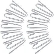 50pcs Curtain Hooks Drapery Curtain Hooks Pinch Pleat Curtain Hooks