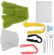 DIYEAH 1 Set Needle Felting Kit Complete DIY Craft Box for Doll Making Soft Felt Stitching Tools for Creative Projects with Friends Present for Craft Lovers