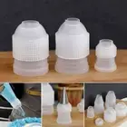 3Pc Coupler Adaptor Icing Piping Nozzle Bag Cake Flower Pastry Decor Baking Tool