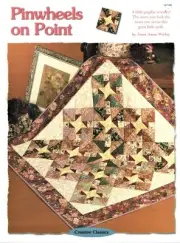 Pinwheels On Point Creative Scrap Pieced Quilt Pattern Leaflet