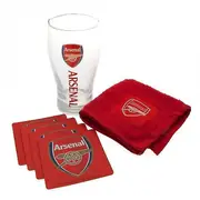 Arsenal FC Wordmark Crest Bar Set Red/Blue/Clear One Size