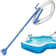 Hot Tub Vacuum, Spa Vac Cleaner, Handheld Pool Cleaning Tool, Cordless, Advanced Cleaning Technology, Blue, Removes Dirt Sand Algae from Bottom Water, Ideal for Home Pools