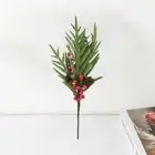 Handcraft Christmas Artificial Pine Branches Handmade Fake Plants New Year