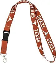 University of Texas UT Longhorns Car Keys ID Badge Holder Lanyard Keychain Detachable Breakaway Snap Buckle (Orange - Longhorn)
