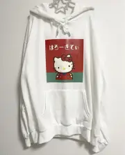 Donki Collaboration Fancy Retro Hello Kitty Hoodie Keychain Set Women M JPN Quij