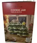 CHRISTMAS TREE CERAMIC COOKIE CANDY JAR HOLIDAY 2024 ALDI EXCLUSIVE