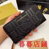 在飛比找蝦皮購物優惠-暮暮二手/*男長皮夾 巴寶莉 Burberry 皮夾 長夾 