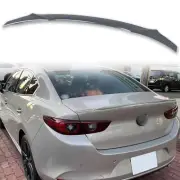 Painted ABS Trunk Spoiler For Mazda3 BP Sedan 19-24 Polymetal Grey Metallic 47C (for: Mazda)