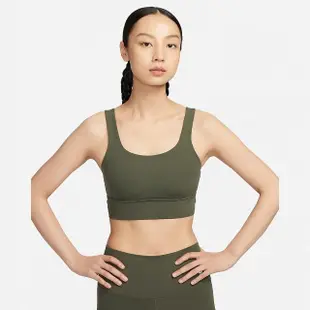 【NIKE 耐吉】運動內衣 女款 中度支撐 訓練 AS W NK ALATE ELLIPSE LL BRA 綠 DO6620-325(2X958)