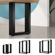 Oikiture 2-8X Coffee Dining Table Legs Bench Box DIY Steel Metal Industrial
