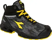 Diadora Utility Shark SI Mid S3S, safety boots unisex , color: Black/Grey/Yellow , size: 44 EU