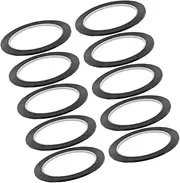 DOITOOL 10pcs Whiteboard Edge Tape Thin Craft Tape for Sectioning Labeling Pet Material Lightweight Portable for School Office Use
