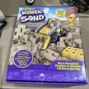 Kinetic Sand, Dig & Demolish Playset with 1lb Play Sand & Toy Truck - OPEN BOX