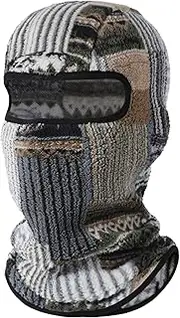 [Generic] Motorcycle Face Scarf Neck Warmer Motorcycle Keep Mask Cold Weather Cap Winter Fleece Thermal Full Face Cover Ski Mask Windproof Neck Warmer Sport Snowboard Cycling Hood Hat