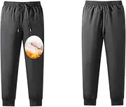 [QLXYYFC] Down Pants Winter Ultralight Warm Down Pants with Side Pockets Men Women Waterproof Windproof Snow Pants Outdoor Camping Mountaineering Skiing