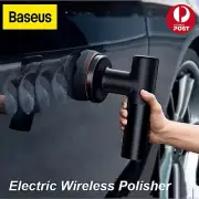 Baseus Car Polisher Cordless 3800RPM Adjustable Polish Machine Car Buffer Pads