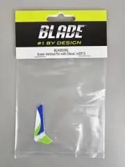 New Blade Green BLH3520G Vertical Fin with Decal Blade mCP X