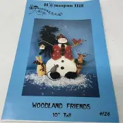 Homespun Hill WOODLAND FRIENDS Pattern NEW 1995 #126 Sewing Craft Doll