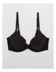 [Aerie] Sunnie Full Coverage Lightly Lined Bra in True Black