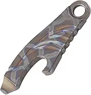 EDC Multi Tool Titanium Pry Bar with Bottle Opener Screwdriver Function (Multicolor)