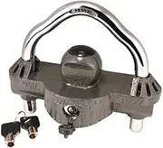 Trimax Premium Universal Die Cast Unattended Trailer Lock, Huge 9/16" Dia. Shackle UMAX50, Clam Packaging