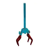 Lab Condenser Clamp,Four Finger Flask Clip,Grip 110mm,Total Length 270mm