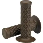 Biltwell Brown 1" Thruster Grips - Harley Chopper Bobber Custom Cafe Tracker XL