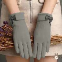 在飛比找momo購物網優惠-【WOONUE】超高質感保暖可觸控手套親膚保暖羊毛防寒雙層(