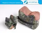 Gun Rest Range Sand Bag Stand Set Fiber Rest Stand Pack Tactical- Real tree Camo