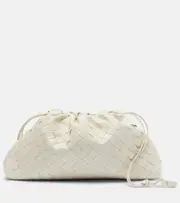 [Bottega Veneta] Bottega Veneta Dustbag Notte leather shoulder bag One Size white