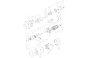 Mahle Starter Motor for Iveco Eurocargo 120 E 18 130 E 18 140 E 18 75 E 14 75 E 16 80 EL 18 Holland D180