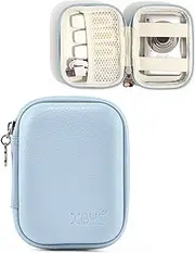 Linpr Digital Camera Case Compatible with CAMKORY/for Kodak PIXPRO/for Lecran/for VAHOIALD/for Canon IXUS 285 HS, Blue, Simple
