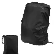 30-40L Backpack Rain Cover with Drawstring Bag, M, Black Checkered
