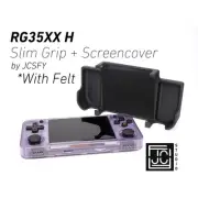 Felt Anbernic RG35XX-H Slim Case Grip 2-in-1 Reversible Screen Cover & Slim Grip