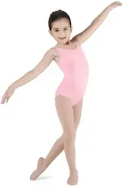 Bloch Dance 267514 Girls Dynamic Microlux Tank Leotard Pink Size 4-6