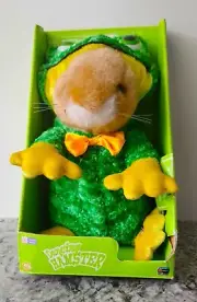 Gemmy Animated Plush Hamster in Frog Costume Plays Song/ Dances [NEW BATT] (NIB)