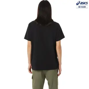 【asics 亞瑟士】LOGO圖案短袖上衣 男女中性款 運動休閒 服飾(2201A246-001)