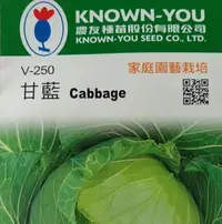 在飛比找Yahoo!奇摩拍賣優惠-高麗菜 【滿790免運費】甘藍 農友種苗 蔬菜種子 每包約1