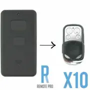 10 x Liftaway LA234 433MHz Compatible Gate/Garage Door Remote Control