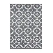 Outdoor Reversible Patio Mat Geometric Pattern