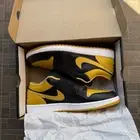 NEW Nike Air Jordan 1 Low Men's Sz US 13 UK 12 Yellow Ochre 553558-072 Sneakers