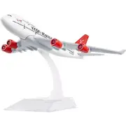 Retro 1/400 16cm Virgin Atlantic B747 Airplane Model Alloy Diecast Aircraft