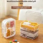 Pill Organization Container 3-in-1 Pill Cutter Storage Box with for Tablets