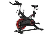 PROFLEX Flywheel Exercise Spin Bike Commercial Fitness Home Gym Workout - Red