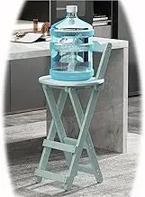 Folding Bar Stool,Folding Stool, Counter Height Foldable Stool Portable Tall Stool for Indoor Outdoor(Blue,75CM(30in))