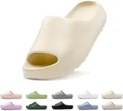 Kids EVA Non-Slip Cloud Slippers Ierisf Open Toe Comfy Soft Lightweight Sandals for Toddler Boys Girls Children Bathroom Shower Summer Pool Beach Slides Slippers