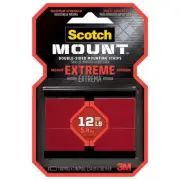 3M Scotch-Mount 3 in. L X 1 in. W Double-Sided Mounting Strips