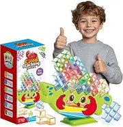 Lktvys Crab Balance Stacking Toy – Colorful Building Blocks Game for Kids | Improve Focus & Coordination | Fine Motor Montessori Toys for Ages 3+ | Fun Gift in Bright Gift Box