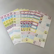 Sanrio 2006 Hello Kitty 10 Sheets 260 Mini Label Stickers New